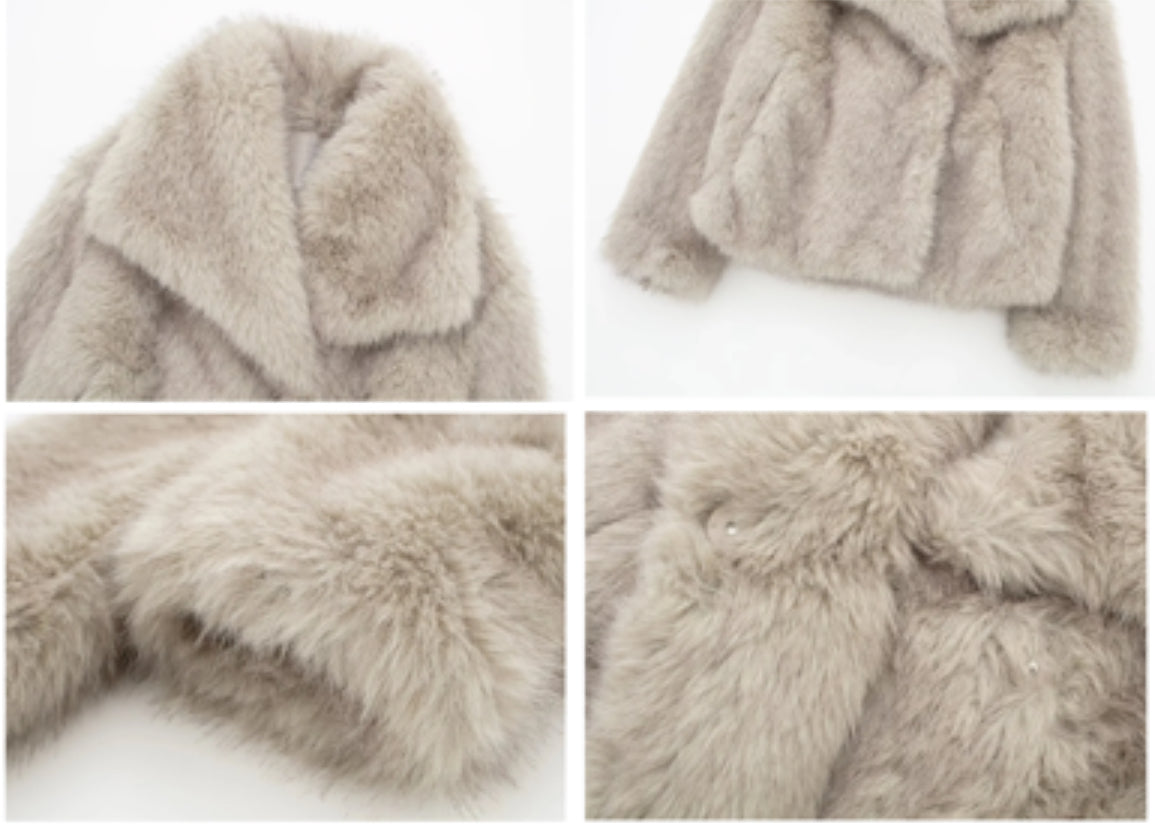CHARLIE | Manteau en fausse fourrure