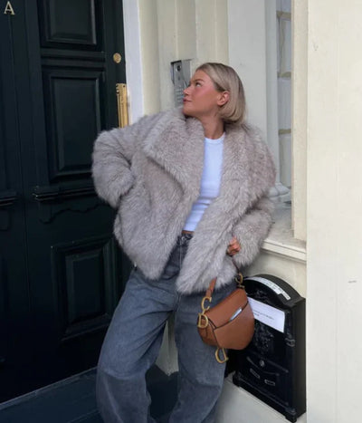 CHARLIE | Manteau en fausse fourrure