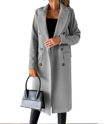 AMELIA | Manteau à double boutonnage