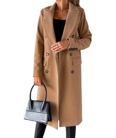 AMELIA | Manteau à double boutonnage
