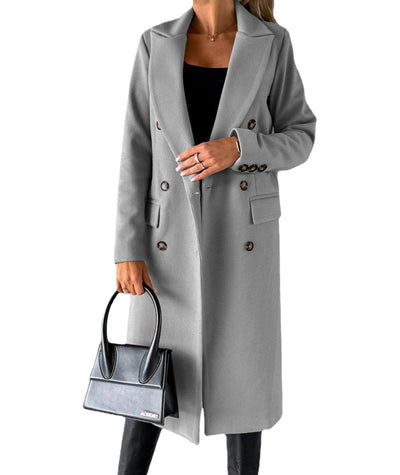 AMELIA | Manteau à double boutonnage