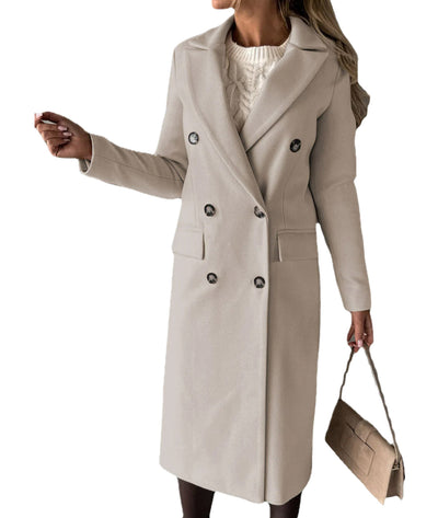 AMELIA | Manteau à double boutonnage