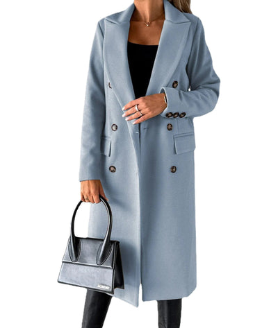 AMELIA | Manteau à double boutonnage
