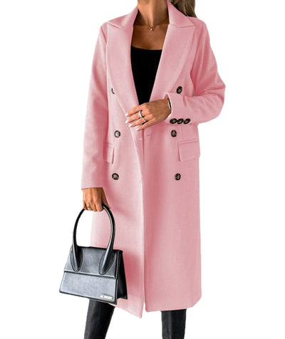 AMELIA | Manteau à double boutonnage