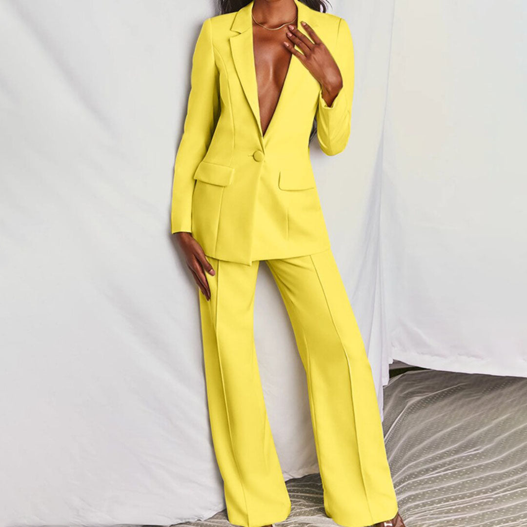 Jessika - Ensemble blazer et pantalon pour femme