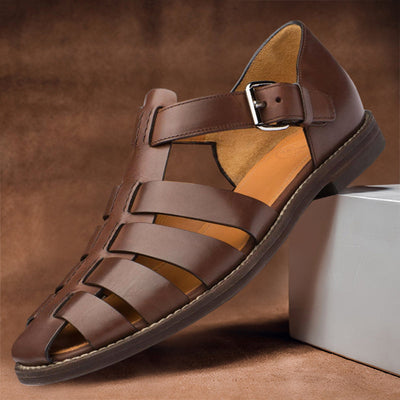 Mathias - Sandales en cuir pour hommes