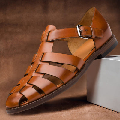 Mathias - Sandales en cuir pour hommes