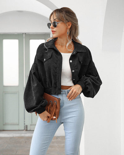 Anne - Veste en velours côtelé pour femme