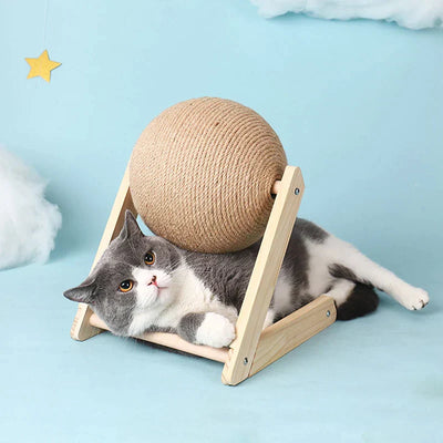 Balle à griffer multifonctionnelle pour chats - Soin et jeu