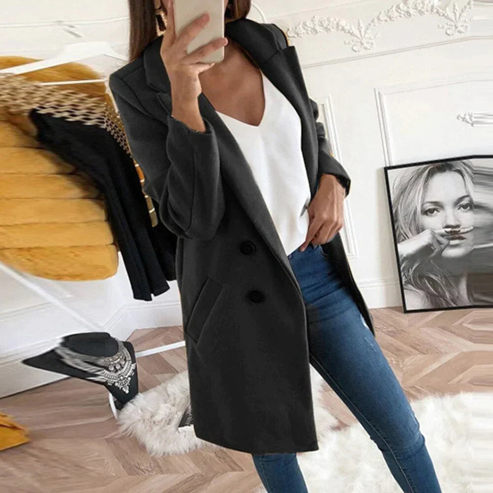 Khalani - Manteau classique pour femme en différentes couleurs