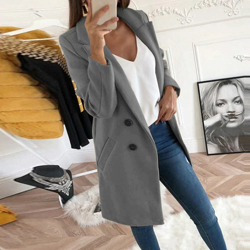 Khalani - Manteau classique pour femme en différentes couleurs