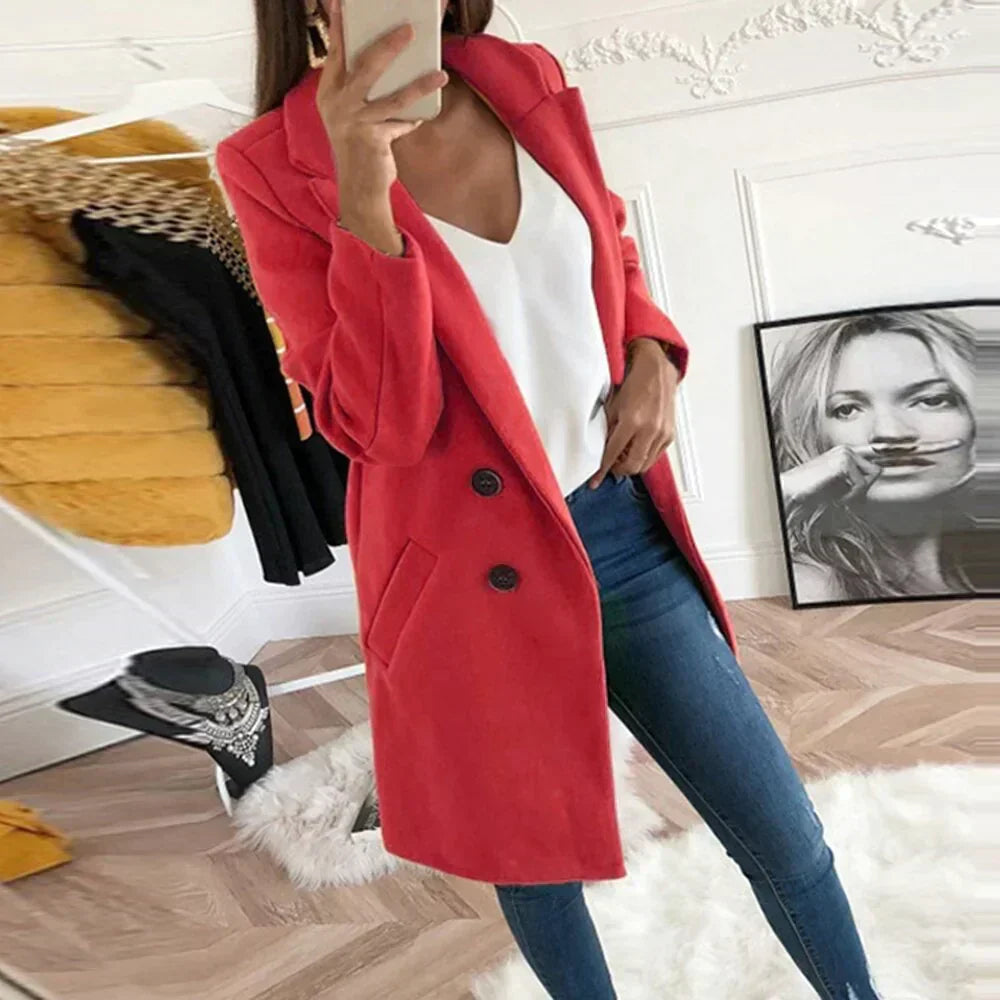 Khalani - Manteau classique pour femme en différentes couleurs
