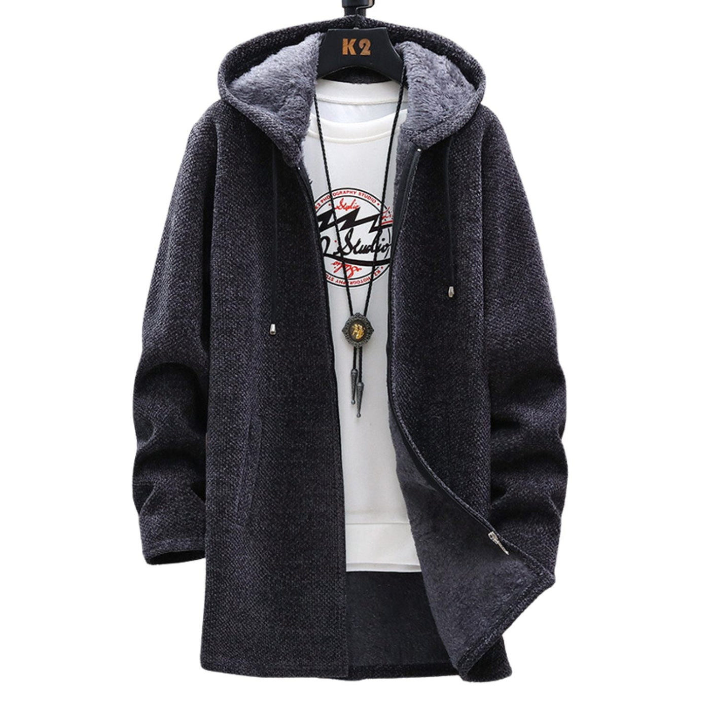 Charles - Cardigan avec capuche