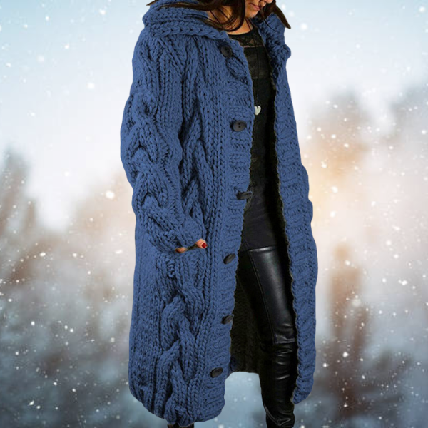 Eugenie - Cardigan de luxe pour femmes en tissu épais