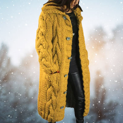 Eugenie - Cardigan de luxe pour femmes en tissu épais