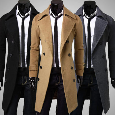 Athena - Trench coat Veste coupe-vent avec double rangée de boutons
