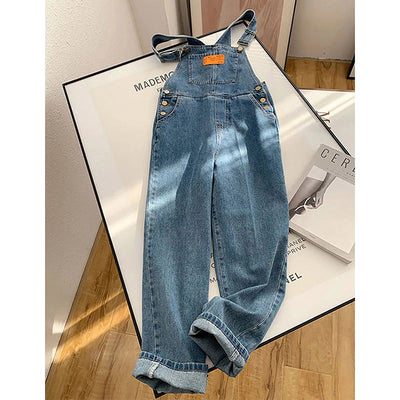 Zoya - Denim Combinaison pantalon ample vintage