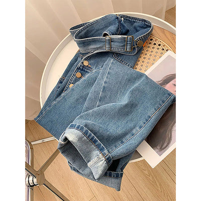 Zoya - Denim Combinaison pantalon ample vintage