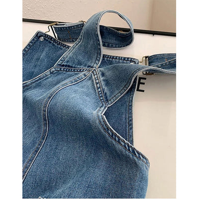 Zoya - Denim Combinaison pantalon ample vintage