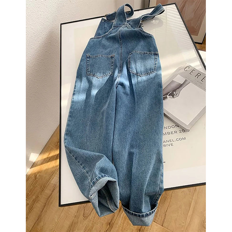 Zoya - Denim Combinaison pantalon ample vintage