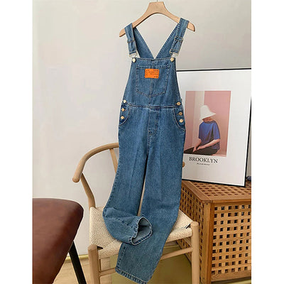 Zoya - Denim Combinaison pantalon ample vintage