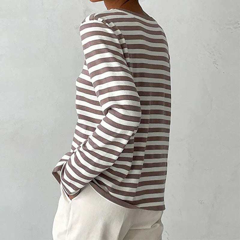 SARA | Chemise en coton rayé