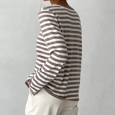 SARA | Chemise en coton rayé