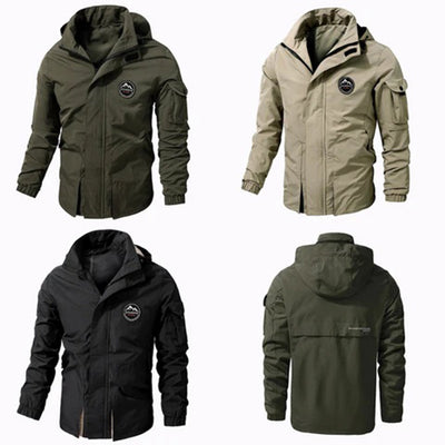 Jack - Veste bombardier à capuche durable et imperméable pour hommes