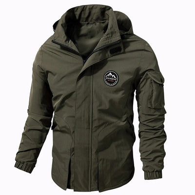 Jack - Veste bombardier à capuche durable et imperméable pour hommes