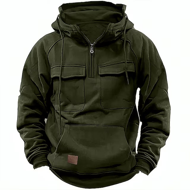 XAVIER | Hoodie d'hiver confortable avec fermeture éclair