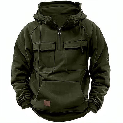XAVIER | Hoodie d'hiver confortable avec fermeture éclair