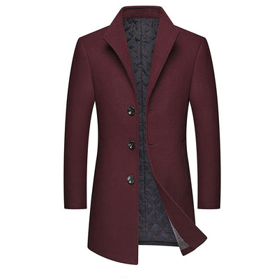 Nikolaos - Manteau long soigné pour hommes