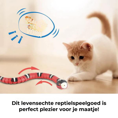 Jouet pour chats en forme de serpent - Parfait pour la chasse et le jeu