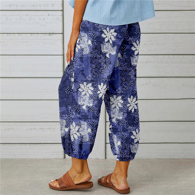 Zenobia | Pantalon large imprimé Millésimé pour femmes