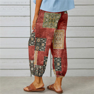 Zenobia | Pantalon large imprimé Millésimé pour femmes
