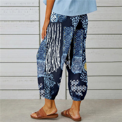 Zenobia | Pantalon large imprimé Millésimé pour femmes