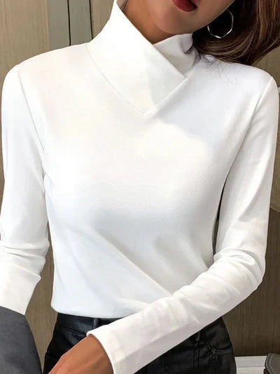 STAZIA | Pull élégant à col roulé haut