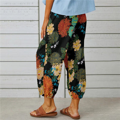 Zenobia | Pantalon large imprimé Millésimé pour femmes