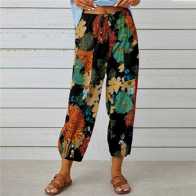 Zenobia | Pantalon large imprimé Millésimé pour femmes