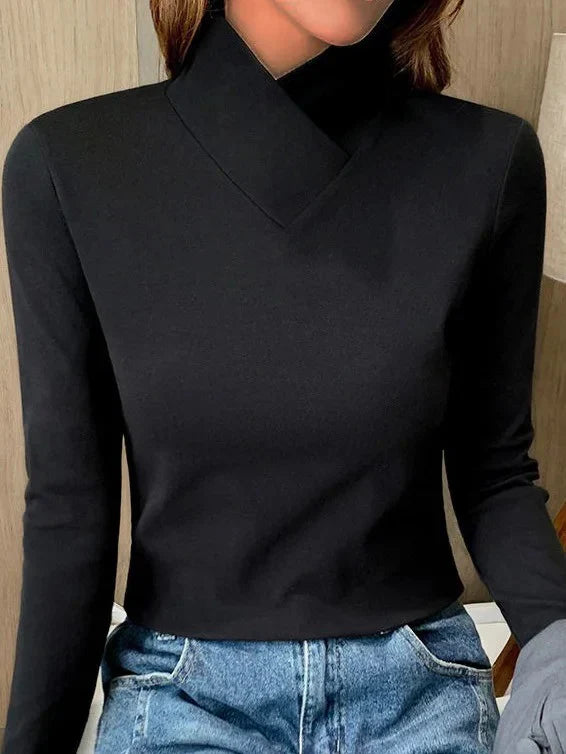 STAZIA | Pull élégant à col roulé haut