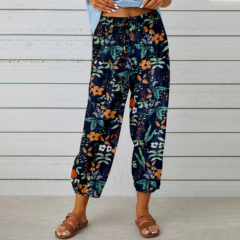 Zenobia | Pantalon large imprimé Millésimé pour femmes