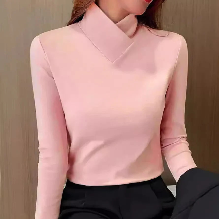 STAZIA | Pull élégant à col roulé haut