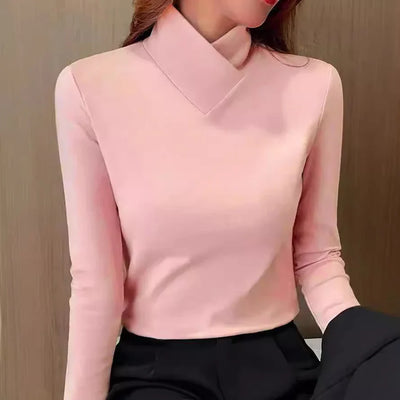STAZIA | Pull élégant à col roulé haut
