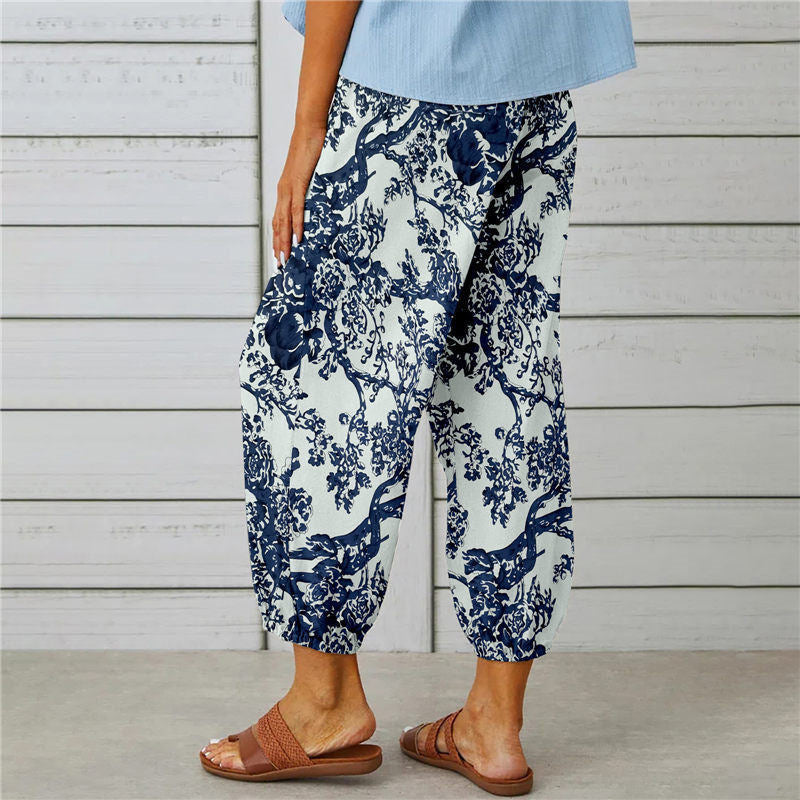 Zenobia | Pantalon large imprimé Millésimé pour femmes