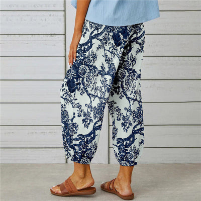 Zenobia | Pantalon large imprimé Millésimé pour femmes