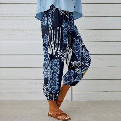 Zenobia | Pantalon large imprimé Millésimé pour femmes