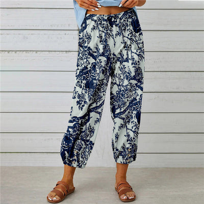 Zenobia | Pantalon large imprimé Millésimé pour femmes