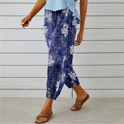 Zenobia | Pantalon large imprimé Millésimé pour femmes