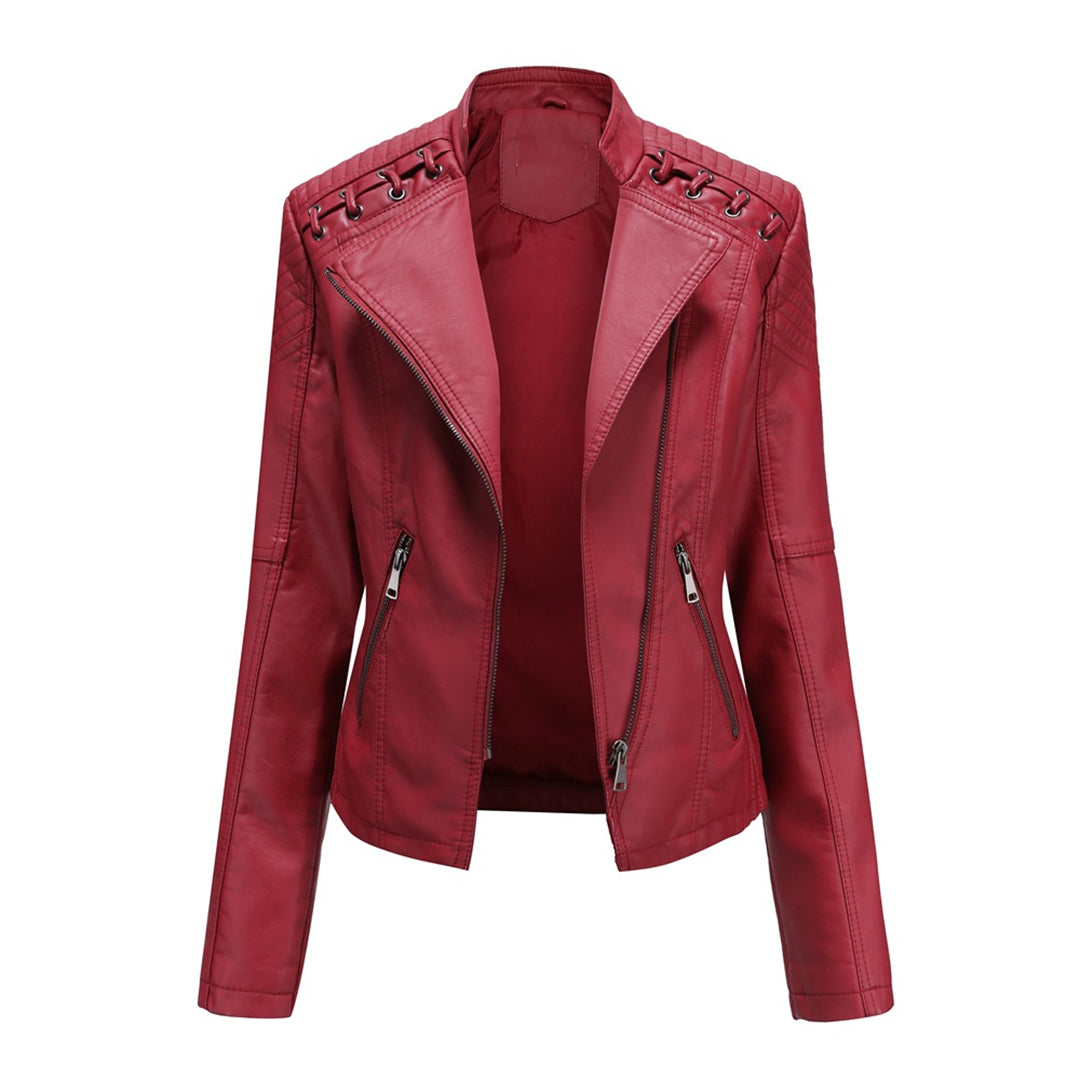 Mary - Veste en cuir élégante