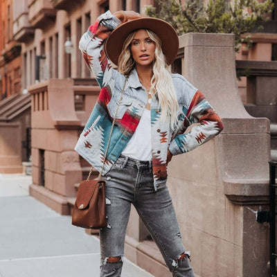 Ximena - Veste en jean vintage